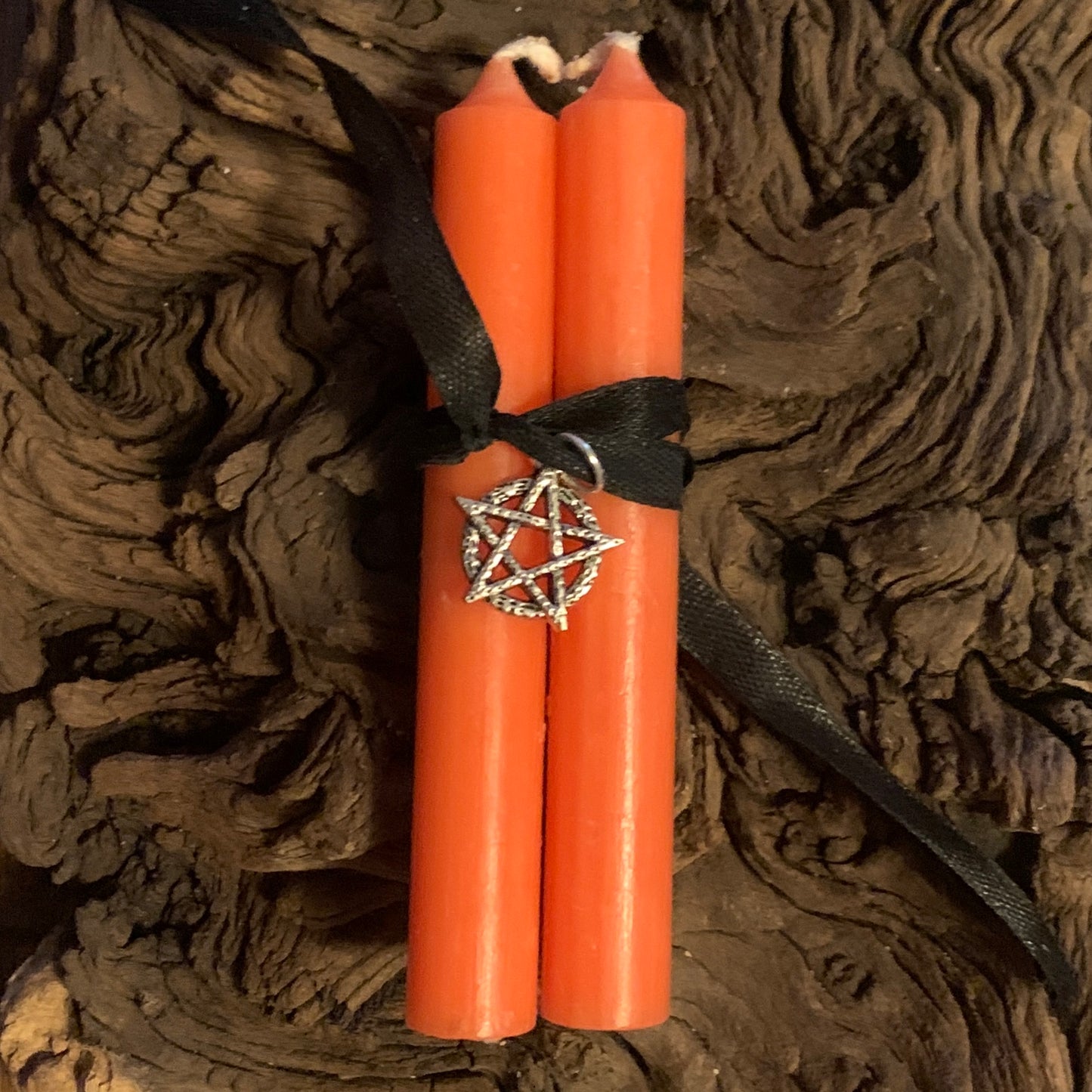 Mini Chime Candle Set - Orange